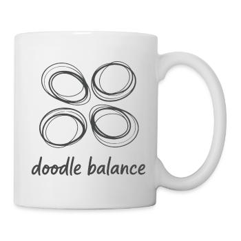 Abstract line art - Mug - white - Right