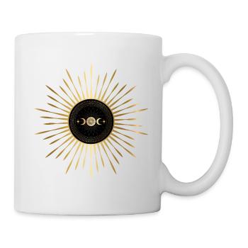 Golden Dawn, Sun and Moon - Mug - white - Right