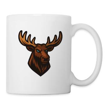 Moose Head Illustration - Mug - white - Right