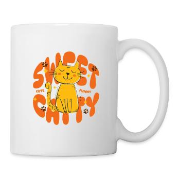 Sweet Catty – Le chat le plus mignon du monde - Mug blanc - blanc - Droite
