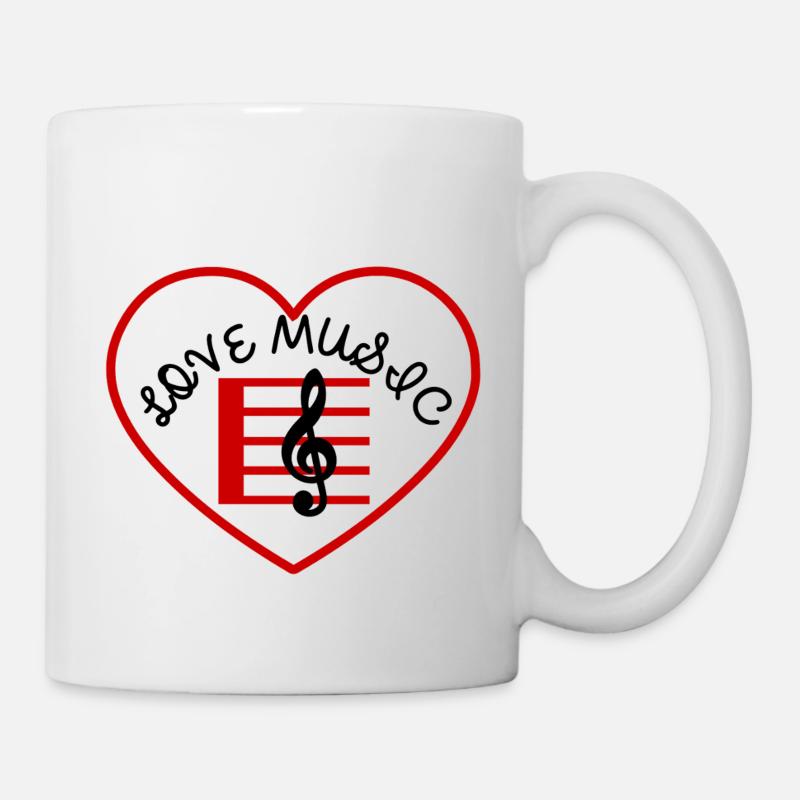 Cœur Rouge - Comédie Musicale - Mug blanc - blanc