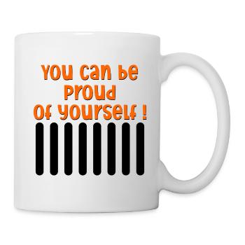 MOTIVATION BEING PROUD - Mug - white - Right