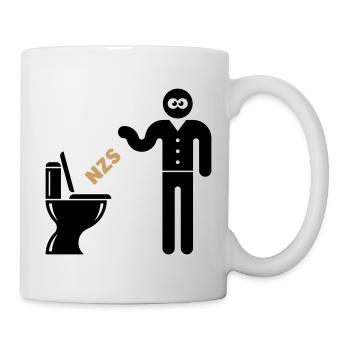 NZS Into the Toilet, Into the Toilet! Opposite Right POS 2C - Mug - white - Right