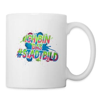 Urban_Graffiti_T-shirt - Tasse - Weiß - Rechts