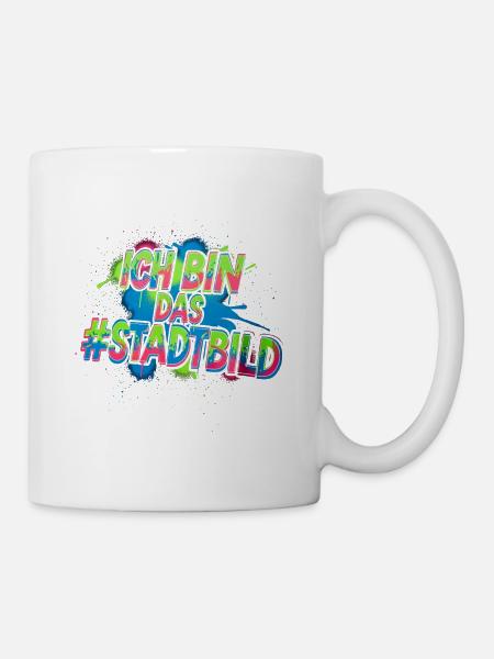 Urban_Graffiti_T-shirt - Tasse - Weiß