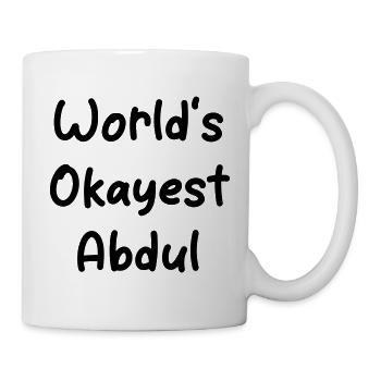 World's Okayest Abdul - Mug - white - Right