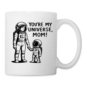 Kosmische Bindung Mutter und Kind - Tasse - Weiß - Rechts