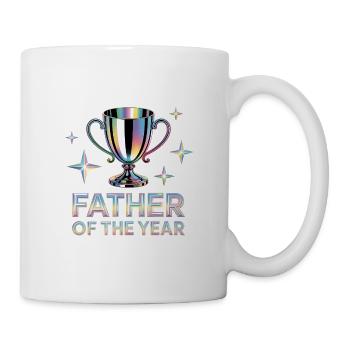 Father of the Year - Funny Dad T-Shirt - Mug - white - Right