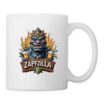 Zapfzilla König Dino Bier - Tasse - Weiß - Rechts