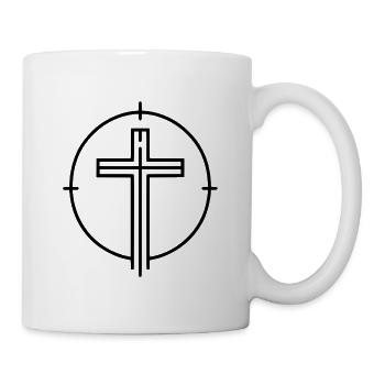Cross and Trinity – God without Borders - Mug - white - Right