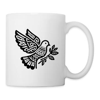 Ethnic Dove of Peace – Sign of the Spirit - Mug - white - Right