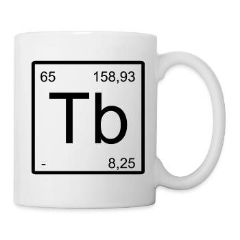 Minimalisme symbolique de la période TB - Mug blanc - blanc - Droite