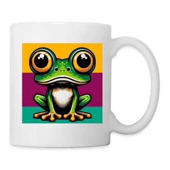 grenouille - Mug blanc - blanc - Droite