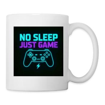 no sleep just game - Mug - white - Right