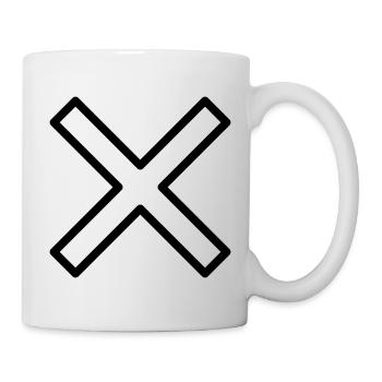 croix - Mug blanc - blanc - Droite