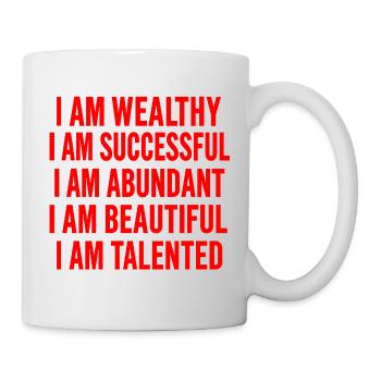 Du bist erstaunlich - Affirmationen - Tasse - Weiß - Rechts