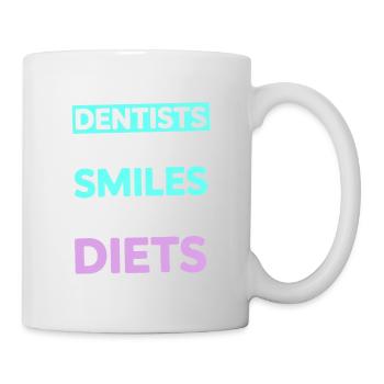 Dentist Practice Oral Health Design  - Mug - white - Right