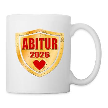 ABSCHLUSS ABI 2026 ABITUR - Tasse - Weiß - Rechts