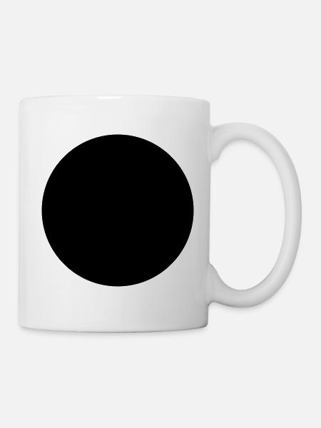 Kreis - Tasse - Weiß
