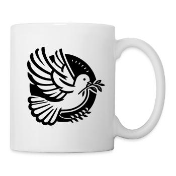 Dove of Peace – Symbol of Hope - Mug - white - Right