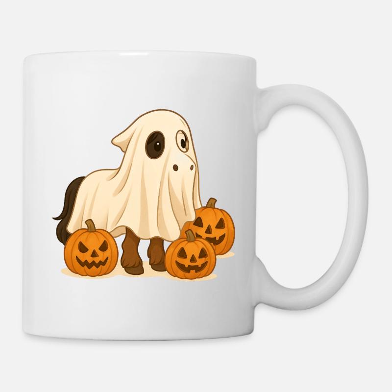 Poney d’Halloween - Mug blanc - blanc