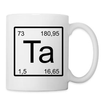 Ta Element Minimal Design - Tasse - Weiß - Rechts