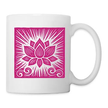 YOGA LOTUS - Tasse - Weiß - Rechts
