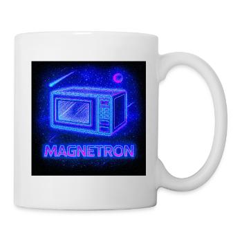 Micro-ondes néon Cosmos - Mug blanc - blanc - Droite