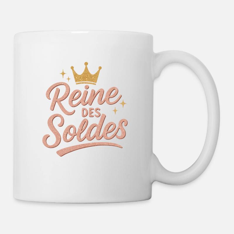 Glam Glitter Sale Queen - Mug - white