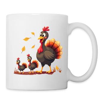 Thanksgiving Truthahn Baby - Tasse - Weiß - Rechts