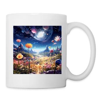 Planète Jardin du Monde des Rêves - Mug blanc - blanc - Droite