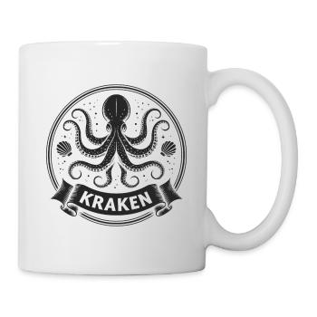 Kraken Krake Tintenfisch Octopus - Mug blanc - blanc - Droite