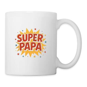 Super Dad Comic Explosion - Mug - white - Right