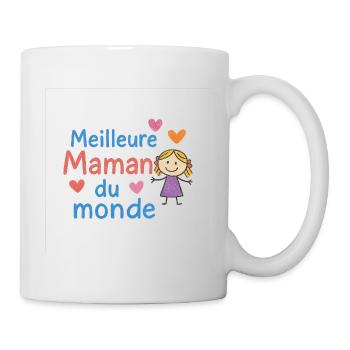 Meilleure Maman du monde - Mug blanc - blanc - Droite