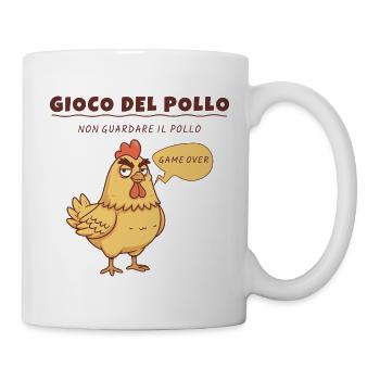Chicken Game – Fun Design - Mug - white - Right