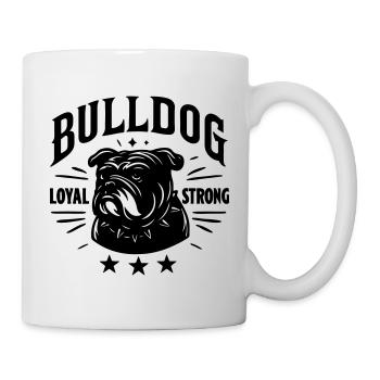 Bulldog Bully loyal Dog Dogge Chemise old english - Mug blanc - blanc - Droite