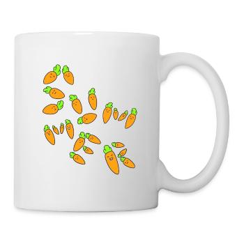 L’été de la carotte - Mug blanc - blanc - Droite
