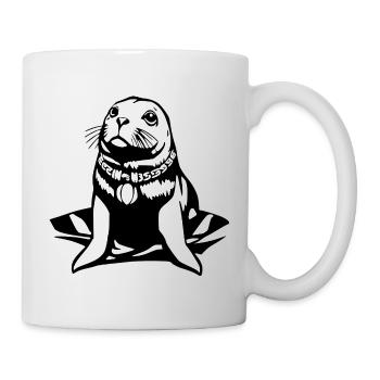Seal Seal T-shirt Gift Northern Germany - Mug - white - Right