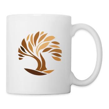 Baum des Lebens, Verbundenheit mit der Natur - Tasse - Weiß - Rechts