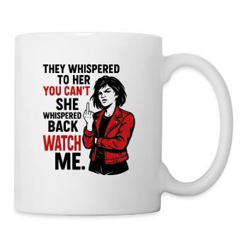 WATCH ME – Feminist Rebel - Mug - white - Right