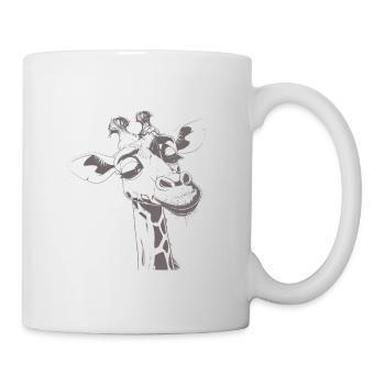 Chill Girafe Animal Doodle - Mug blanc - blanc - Droite