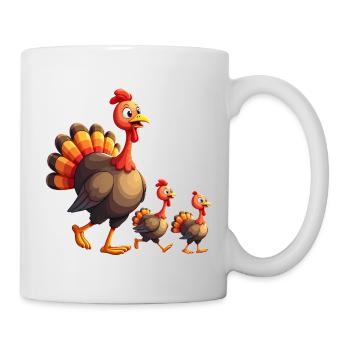 Thanksgiving Truthahn Baby - Tasse - Weiß - Rechts