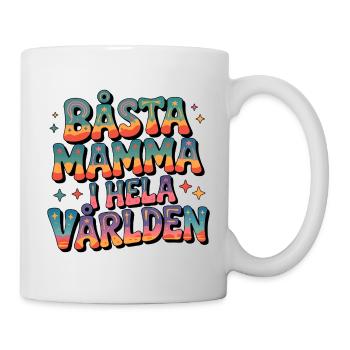 Beste Mama der Welt - Tasse - Weiß - Rechts