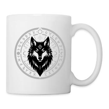 Rune Star Circle Emblem - Mug - white - Right
