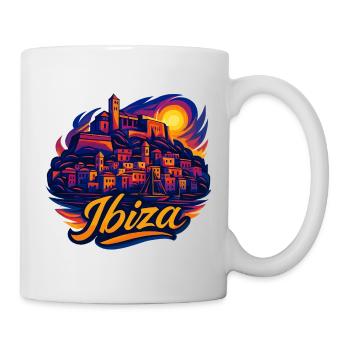 Ibiza Island Holiday Silhouette Summer Gift - Mug - white - Right