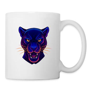 Neon Panther Head - Mug - white - Right
