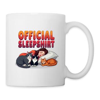 Chemise de nuit officielle Cats - Mug blanc - blanc - Droite