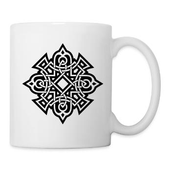 motif celtiques  - Mug blanc - blanc - Droite