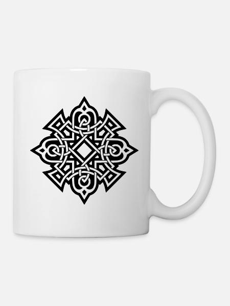 Celtic Pattern - Mug - white