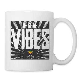 Reggae Vibes Design - Tasse - Weiß - Rechts